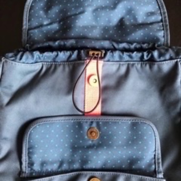 New Butterfly Blue Lightweight Travel‎ Backpack - Picture 4 of 4